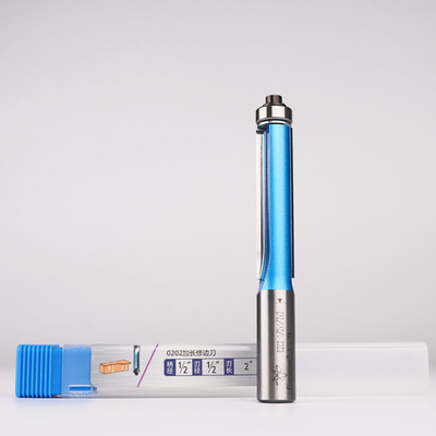 kopen Two Edge Flush Cutting Router Bit, roestwerende rechte router cutter met lager online manufacture