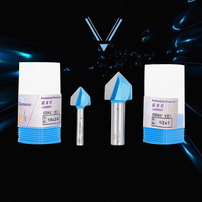 Praktische Stevige Router Bit 90 Graden, Anti Slijtage V Groove Frees