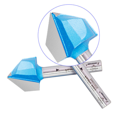 High Precision V Groove Router Bit Double Flute Chamfer Carbide Tipped Houtbewerkingsgereedschap