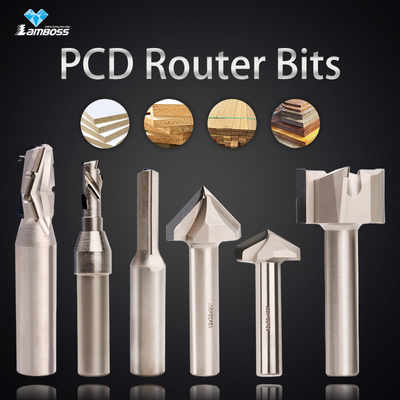 Aanpasbare PCD-routerbits voor houtmaterialen
