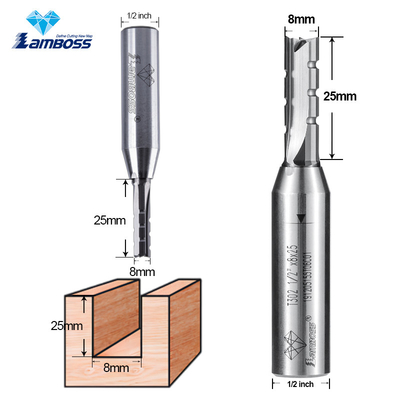 ODM Lamboss Tct Driehoekig Splitsend Messer Router Bit Houtbewerking Fressmachine Rechte Bit