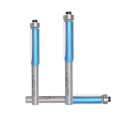 Hoogwaardige Lamboss rechte bit met lager Houtbewerking Router Bit Trimming Alloy Fressing Cutter