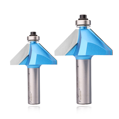 Aanpasbare Lamboss 45 graden kamper met lager freesmachine houtbewerking router bit
