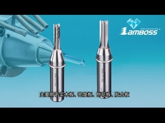 Anti-abrasie Twee fluit router bit, Anticorrosive rechte fluit carbide boor bit
